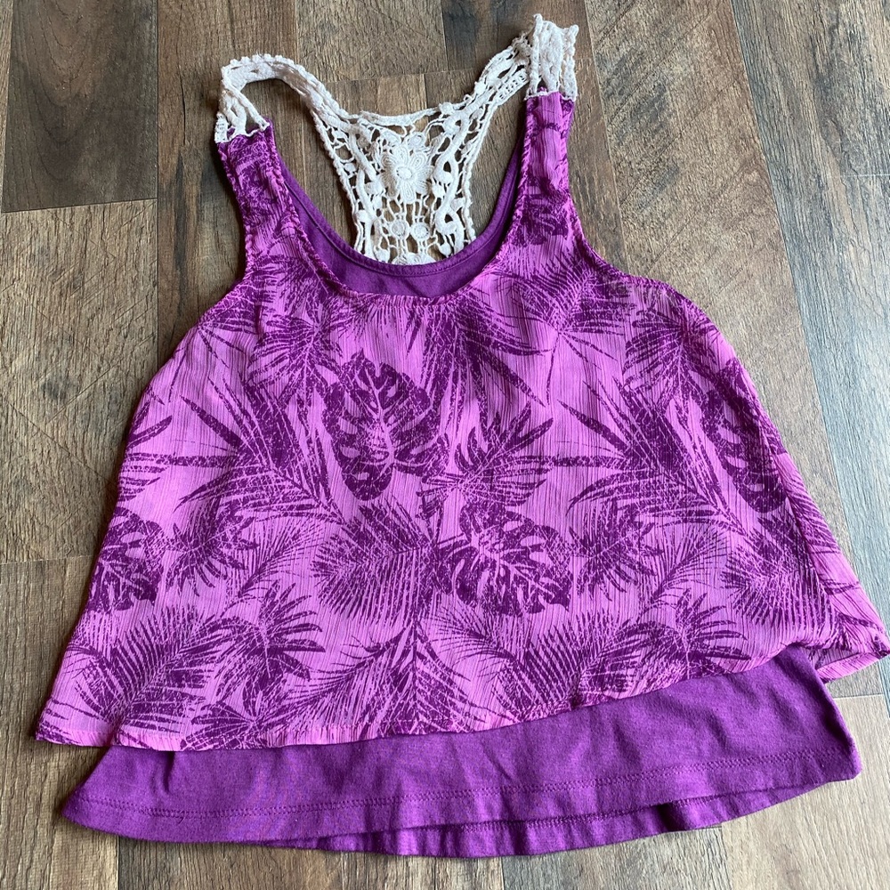 Purple tank top
